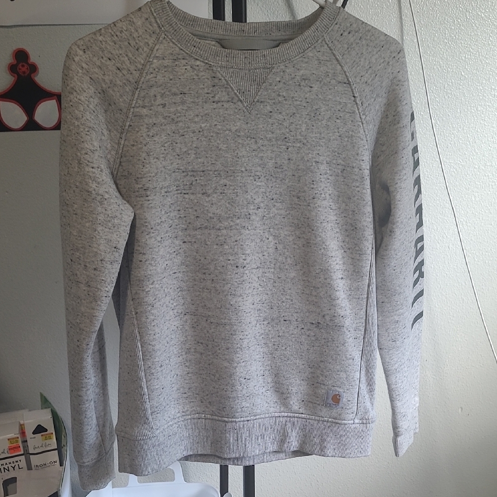 Carhartt Heather Gray Crewneck Sweater
